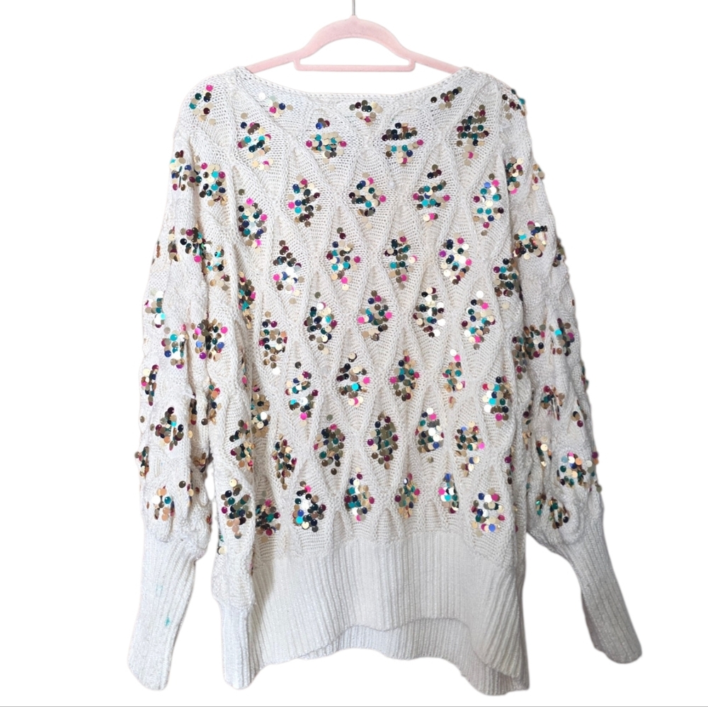 Anthropologie Lara Sequin Sweater - Picture 9 of 9